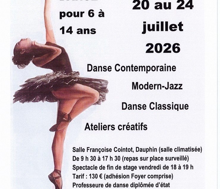 STAGE DE DANSES