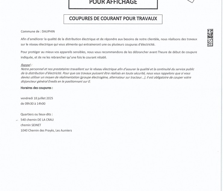 AVIS ENEDIS