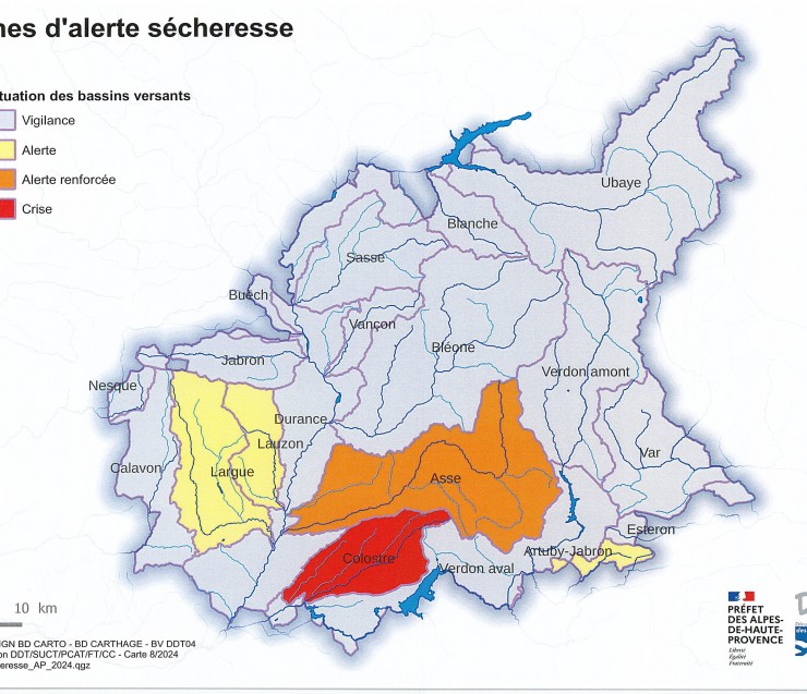 SECHERESSE -ALERTE ARRETE PREFECTORAL 2024-035003