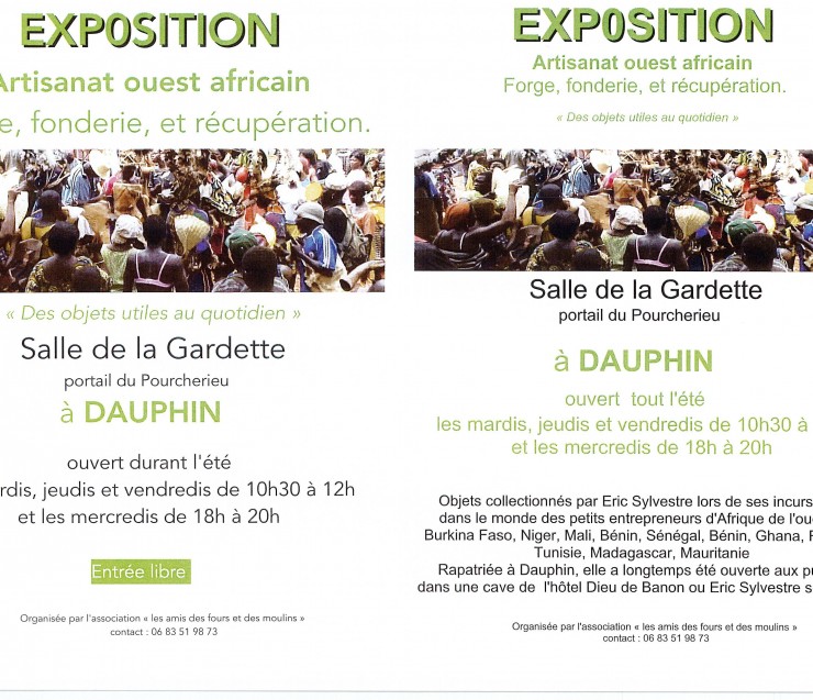 EXPOSITION ARTISANAT OUEST AFRICAIN