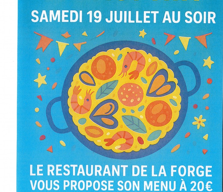 REPAS CAFE DE LA FORGE 